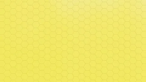 Yellow Hexagon Geometric Pattern Background Stock Illustration