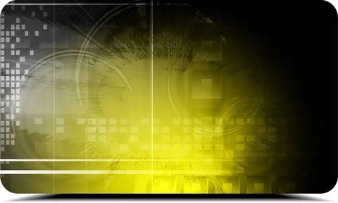 Yellow hi-tech background. Vector illustration eps 10 Yellow hi-tech backg... 库存照片