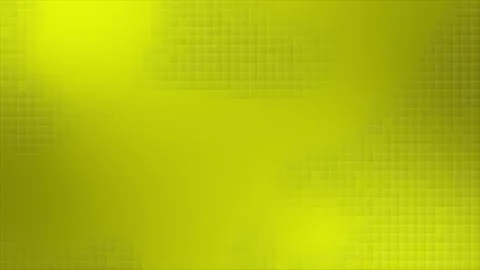Yellow hi-tech circular squares appearing and disappearing background Vídeo Stock 296616363
