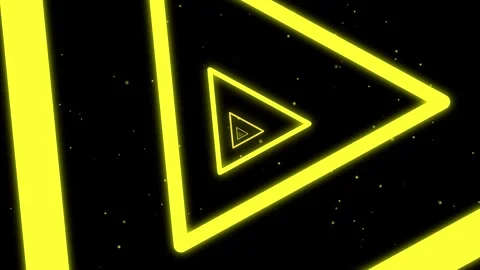 Yellow High Voltage Warning Sign Looping with Electric Hazard Symbol 스톡 동영상 340047311