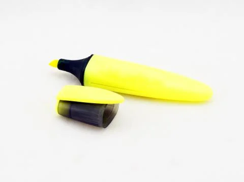 Yellow highlighter Stock Photos