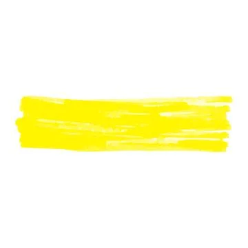 Yellow highlighter scribble in rectangle shape and permanent marker stroke Stock Illustration