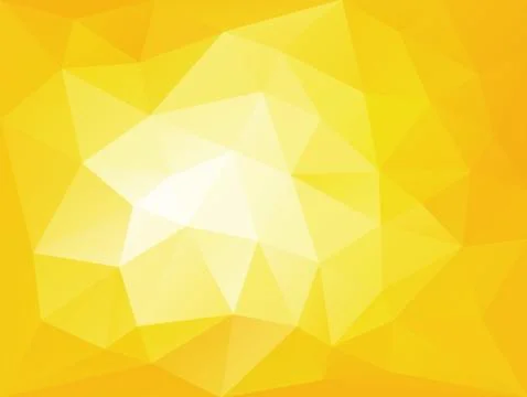 Yellow horizontal low polygonal Stock Illustration