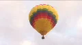 Yellow Hot Air Balloon HD Footage