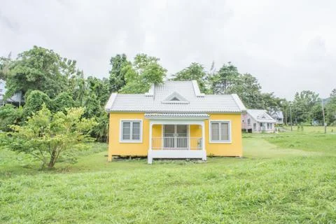 Yellow House Stock Photos