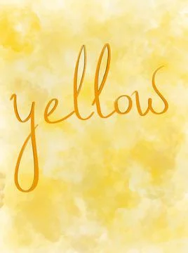 Yellow Illustrazione stock