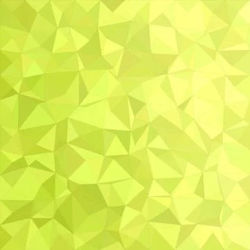 Yellow irregular triangle mosaic vector background Stock Illustration