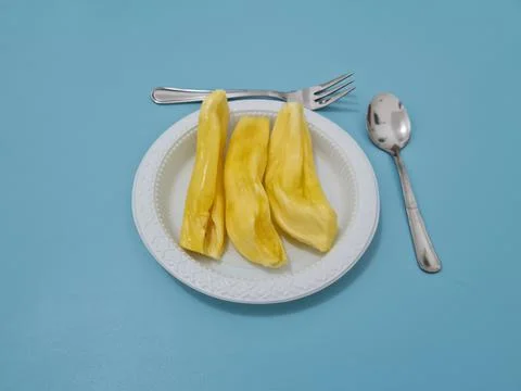 Yellow jackfruit Stock Photos