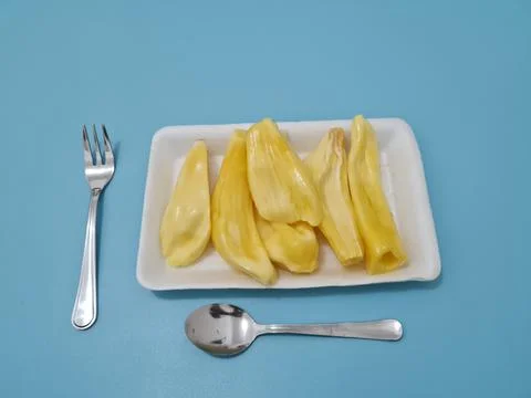 Yellow jackfruit Stock Photos