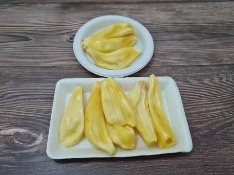 Yellow jackfruit Foto stock