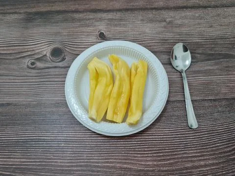 Yellow jackfruit Stock Photos