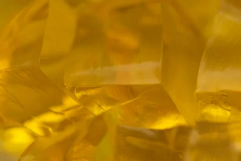 Yellow Jelly Macro Stock Photos