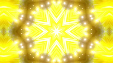 Yellow Kaleidoscope Background. Stock Footage 55277700