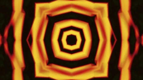 Yellow kaleidoscope Stock Footage 88985939