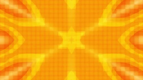 Yellow kaleidoscope motion background Video stock 251439441