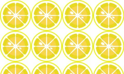 Yellow kiwi seamless pattern Stock-Illustration