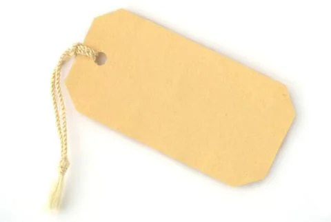 Yellow label Stock Photos