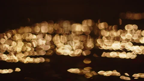 Yellow lamps reflection 库存影片 346707137