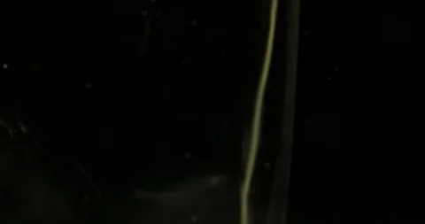 Yellow Lava Ink Abstract Liquid Lamp Effect Stock Footage 105420060