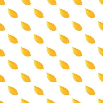 Yellow leaf pattern seamless Stock Illustration