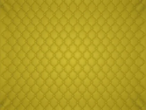 Yellow leather pattern with buttons and bumps Stock Photos