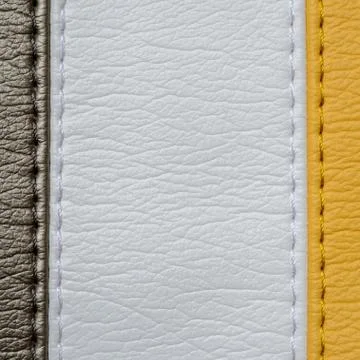Yellow leather texture background Stock Photos