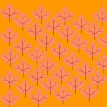 Yellow leaves Stock Illustration