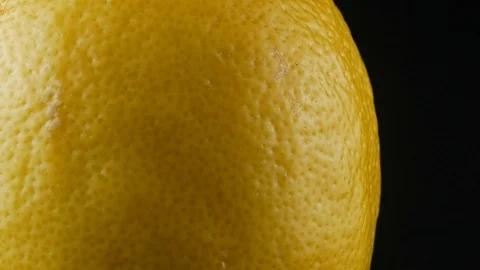 Yellow lemon close up Stock Footage 102177351