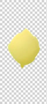 Yellow lemon fruit isolated on black background high quality professional Stock Illustration