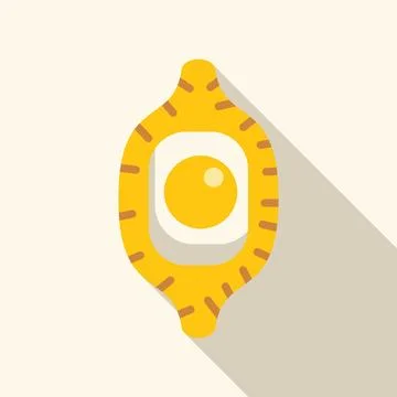 Yellow lemon fruit showing segments illustration Illustrazione stock