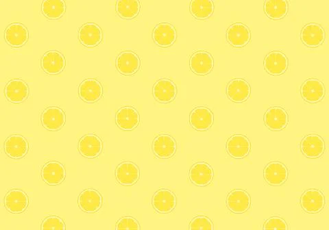 YELLOW LEMON  PATTERN Illustrazione stock