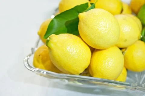 Yellow lemon Stock Photos