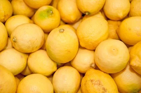 Yellow lemon Stock Photos