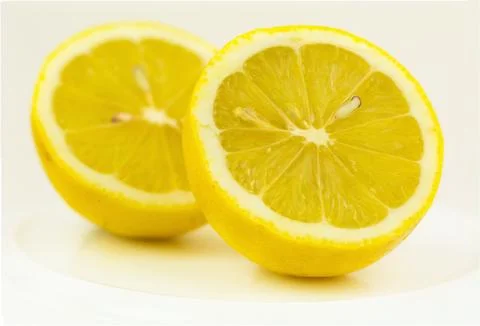 Yellow lemon Foto stock