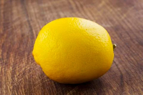 The yellow lemon Stock Photos
