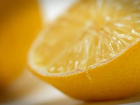 Yellow lemon Foto stock