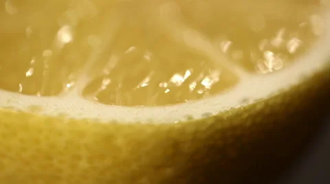 Yellow lemon with sour taste, refreshing citrus fruit, vitamins for healthy diet Video stock 67869825