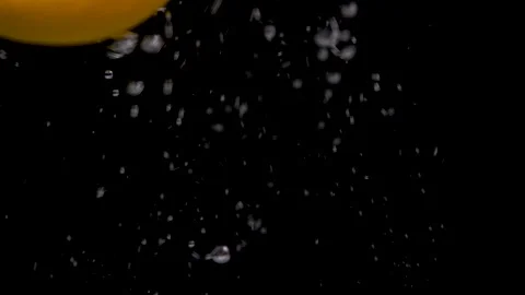 Yellow lemon splash in water Stock-Footage 234539918