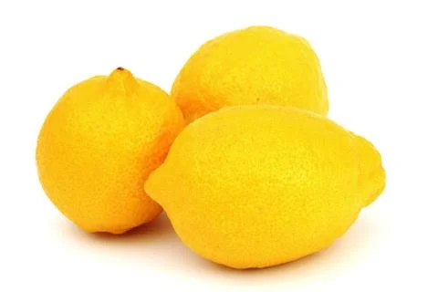 Yellow lemons Stock Photos