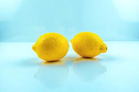 Yellow lemons Stock Photos