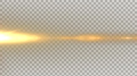Yellow Lense Flare Overlay Stockbeeldmateriaal 45907804
