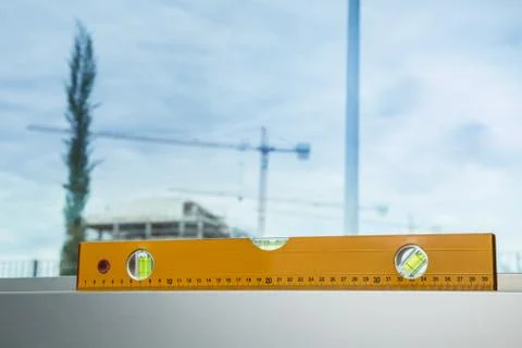 Yellow level Foto stock