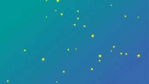 yellow lghts background and 2d animation... | Stock Video | Pond5