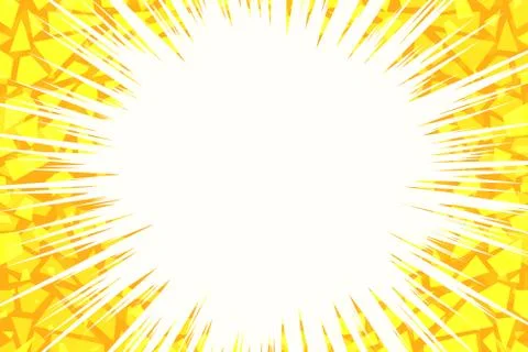 Yellow light background cracked Illustrazione stock