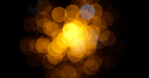 Yellow light bokeh. defocused light. a flashing light bokeh background Video stock 291595417
