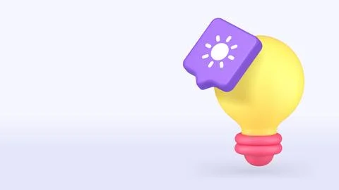 Yellow light bulb with brightness setting symbol represents innovation, light 스톡 일러스트