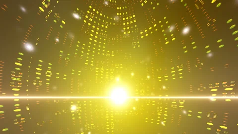 Yellow Light CG Video stock 332056618
