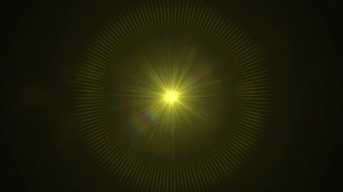 Yellow Light Flare Beautiful Stock Footage 139831785