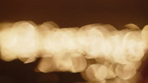 Yellow light reflection on water in Tivoli Gardens Stock Footage 346707094