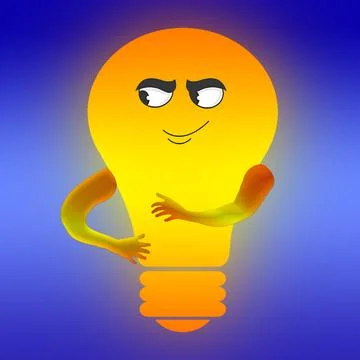 The yellow light scared Stock Illustration